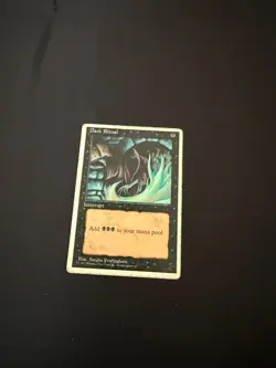 Dark Ritual [Fourth Edition/4th Edition] Magic MTG Cards MP - Image 1