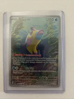 Pokemon TCG Bruxish Holo Card Sv08: Surging Sparks 200/191 - Image 1