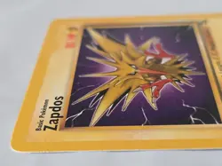 1st Edition ZAPDOS First Edition 1999 Fossil Pokemon Non Holo Rare Card #30/62 - Image 3