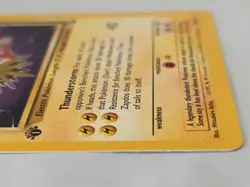 1st Edition ZAPDOS First Edition 1999 Fossil Pokemon Non Holo Rare Card #30/62 - Image 4