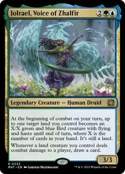 MTG Jolrael, Voice of Zhalfir [March of the Machine: The Aftermath] Foil Near M - Image 1