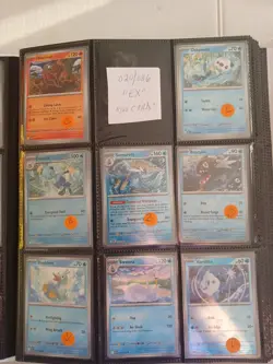 White Flare Pokemon Cards In Binder, 2 Partial Sets, NO EX CARDS, English, NM - Image 4