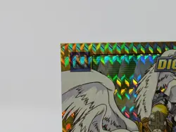 1999 Digimon Angemon 33 of 34 Exclusive Preview Card Silver Prism Card LP - Image 2