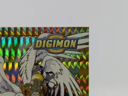 1999 Digimon Angemon 33 of 34 Exclusive Preview Card Silver Prism Card LP - Image 3