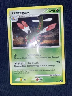 Yanmega 5/17 Holo Rare - 200 POP Series 8 - LP Pokemon Card - Image 4