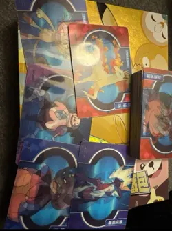 Box Of Pokemon Stickers And Non TCG Cards-Pokedex Blue Flash Ed- Eif Lenticulars - Image 4