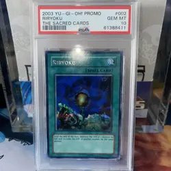 YuGiOh Riryoku TSC-002 Graded PSA 10 GEM MINT Prismatic Rare The Sacred Cards GB - Image 1