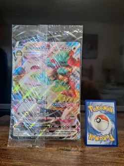 Pokemon Snorlax VMAX 142/202 Jumbo Card - GAMESTOP EXCLUSIVE - SEALED - Image 1