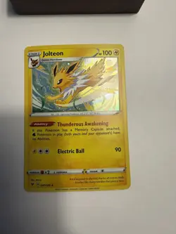 Jolteon Promo Holo Rare Pokemon TCG Card 47/185 Cosmos - Image 3