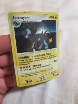 DAMAGED HOLO Luxray Rare 3/17 POP Series 8 Promo Pokemon Card - Image 2