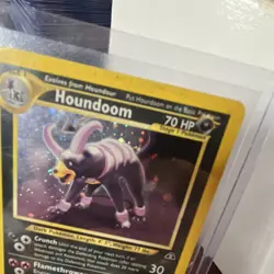 Pokemon Houndoom Neo Discovery Holo Rare 4/75 English Card 2001 - Image 3