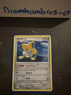 Jirachi 7/111 Rising Rivals Holo Rare Basic 60HP The Pokemon Company Card - Image 1