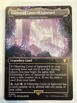MTG Glittering Caves of Aglarond Gemstone Caverns Borderless - Image 1