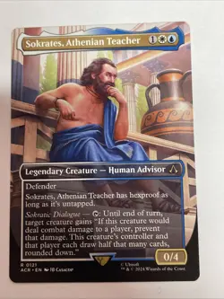 Sokrates, Athenian Teacher (Borderless) Assassin's Creed. #121 Rare - Image 1
