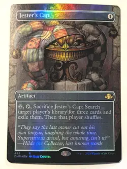 Jester's Cap (Borderless) Dominaria Remastered Foil - MTG RARE - Image 1