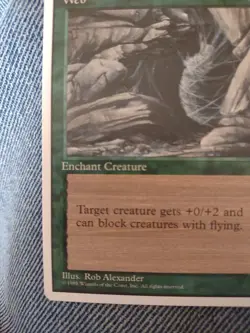 Magic The Gathering Web 4th Edition 1995 MTG CCG NM+ - Image 2