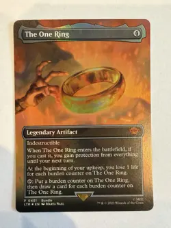 MTG The One Ring (Borderless Promo) - NM Foil - Image 1
