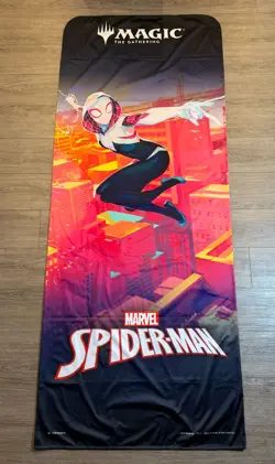 Magic The Gathering: Spider-Man Fabric Store Banner 89" X 36" - Image 1
