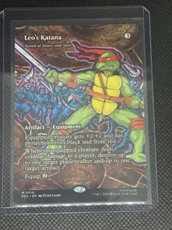Leo's Katana - Sword of Sinew and Steel (Borderless) TMNT Regular - Image 1