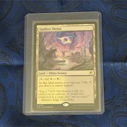 Magic: The Gathering Godless Shrine Rare Edge of Eternities White Black EN - Image 1