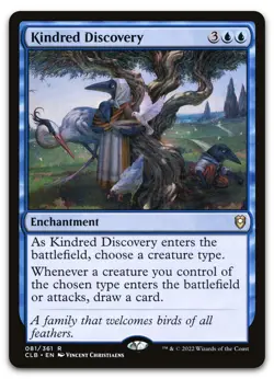 Kindred Discovery #81 (NM) Baldur's Gate CLB Magic MTG - Image 1