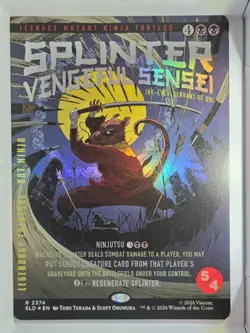 Splinter, Vengeful Sensei - R 2374 - MTG - Secret Lair Drop Series (SLD) - Image 1