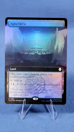 Agna Qel'a (Extended Art) #387 (Foil) (NM) TLA Magic MTG - Image 1