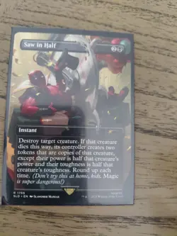 Saw in Half #1755 (NM) Secret Lair Drop SLD Magic MTG - Image 1