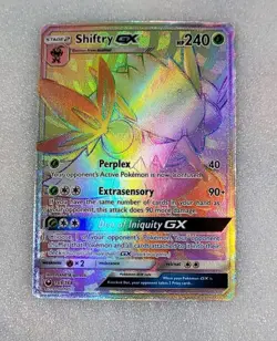 Shiftry GX 169/168 LP/MP SM Celestial Storm Rainbow Secret Pokemon TCG - Image 1