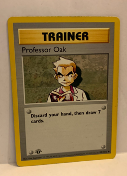 Pokemon Cards: Base Set 1st Edition Uncommon: Professor Oak 88/102 - Image 1