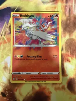Reshiram 017/072 AMAZING RARE HOLO Shining Fates Pokemon TCG English Foil - Image 1