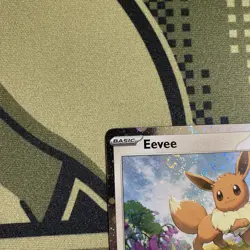 Eevee SVP 043 Black Star Promo Cosmos Holo Pokemon TCG NM Swirl - Image 2