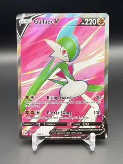 Pokemon TCG Gallade V 181/196 Lost Origin Full Art Holo Rare Ultra Rare - Image 1