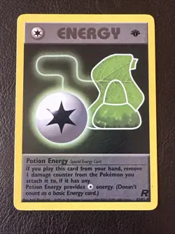 Pokemon Team Rocket 1st Edition Potion Energy 82/82 - Image 1
