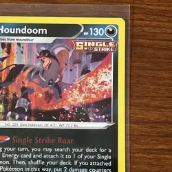 Pokemon Houndoom Holo Rare SWSH05: Battle Styles 096/163 - Image 4