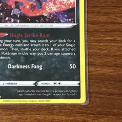 Pokemon Houndoom Holo Rare SWSH05: Battle Styles 096/163 - Image 5