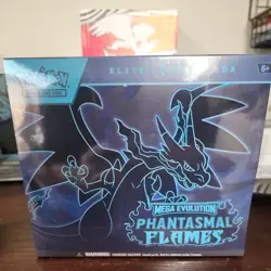 Pokemon Phantasmal Flames Elite Trainer Box ETB Mega Evolution Factory Sealed - Image 1