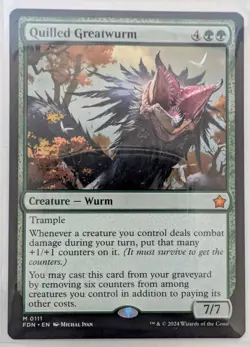 MTG | Quilled Greatwurm | #111 | NM | Non-Foil - Image 1