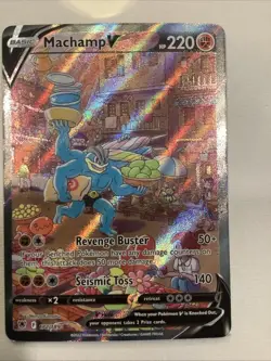 Pokemon TCG Machamp v Sir Astral Radiance Alternate Full Art Card 172/189 - Image 1