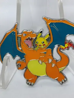 Pokemon TCG Celebrations UPC Charizard & Pikachu Pin 25th Anniversary - Image 4