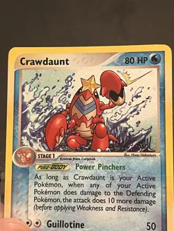Crawdaunt 3/97 Ex Dragon Holo Rare Near Mint Pokemon 2003 - Image 3