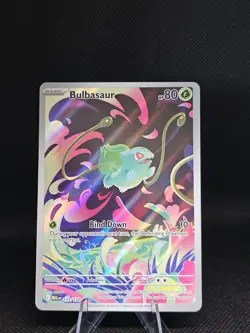 Pokemon Bulbasaur Illustration Rare 133/132 Mega Evolution - Image 1
