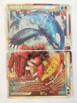 Pokemon Kyogre & Groudon-Legende komplett ex/near mint Holo Deutsch 87/90 88/90 - Image 1