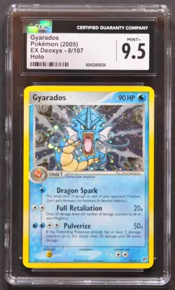Pokemon Gyarados 8/107 EX Deoxys Holo CGC 9.5 - Image 1