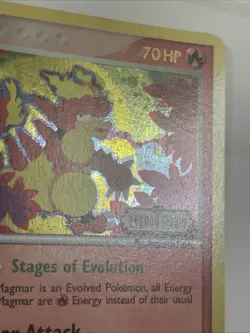 Pokemon TCG Magmar EX Legend Maker 21/92 Reverse Holo Rare Stamped Legend Maker - Image 2