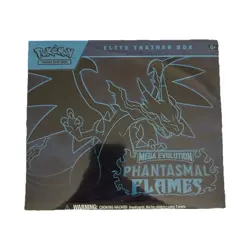 Pokemon TCG Mega Evolution Phantasmal Flames Elite Trainer Box Mega Charizard - Image 1