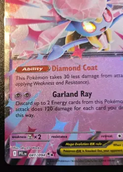 Mega Diancie EX 041/094 Double Rare Mega Evolution Phantasmal Flames Pokemon TCG - Image 4