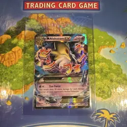 Pokemon M Alakazam EX 26/124 Fates Collide Ultra Rare Mega 210 Holo English LP - Image 1