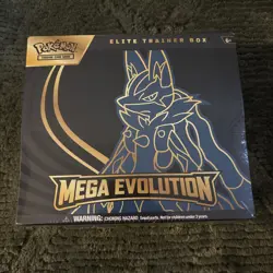 Pokemon TCG Mega Evolution Lucario Elite Trainer Box ETB Factory Sealed - Image 1