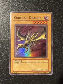 Yugioh! Curse of Dragon LOB-066 Super Rare Unlimited Edition HP - Image 1